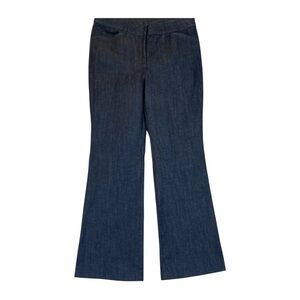 Talbots Women’s Trouser Jeans 10P/30 Boot Cut Casual Retro Blue Denim Dark Wash
